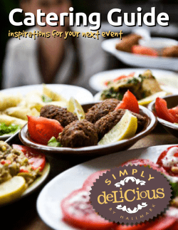 inspirations for your next event
