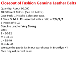 Quantity: About 90.000 10 Different Colors. (See list below) Case