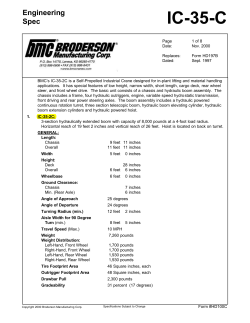 IC-35-C Engineering Spec - Total Equipment Rental, Inc.