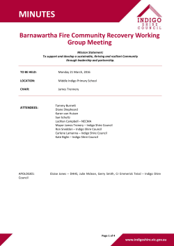 April 2013 - Indigo Shire Council