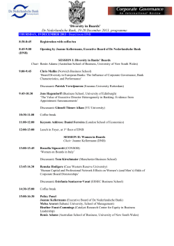 15th Annual DNB Research Conference