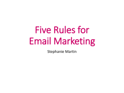 BMA Email Review
