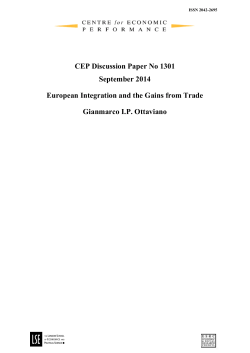 European Integration and the Gains from Trade
