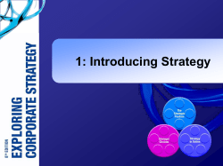 Exploring Corporate Strategy
