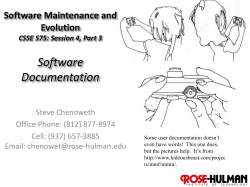 Construction and Evolution CS5704: First Class - Rose