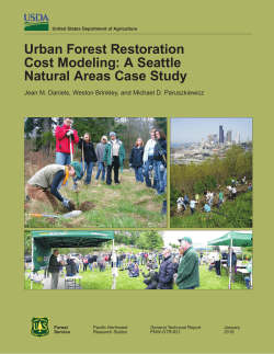 Urban forest restoration cost modeling: a Seattle natural areas case