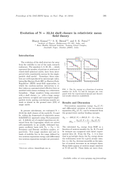 Evolution of N = 32,34 shell closure in relativistic mean field theory