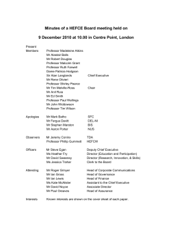 Minutes of the 109th Board meeting