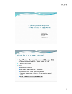 Exploring the Assumptions of the Friends of Trees Model
