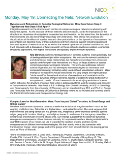 Dynamics and Robustness in Complex Ecological Networks: How