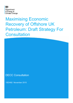 Draft Strategy For Consultation