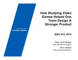 How Studying Video Games Helped One Team Design A Stronger