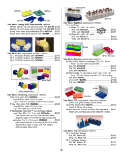 57 Tube Racks, Floating, HDPE Foam w/Handle, Heathrow 18