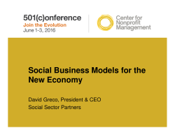 Social Business Models for the New Economy