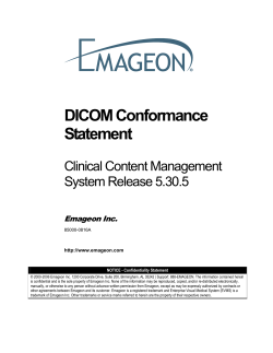 QR-4-28 Archive 3.1 DICOM Conformance