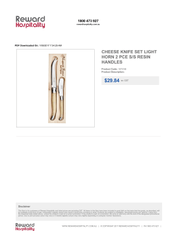 CHEESE KNIFE SET LIGHT HORN 2 PCE S/S RESIN HANDLES