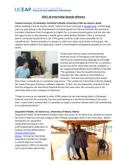 2015-16 Internship Awards Winners