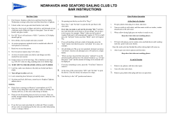 At end of Session - Newhaven and Seaford Sailing Club