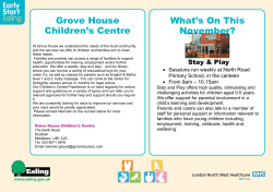 Grove House Children`s Centre - Home