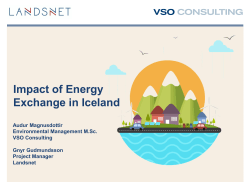 Impact of Energy Exchange in Iceland