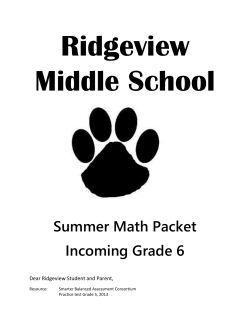 The completed packet will be due the second Friday of the new