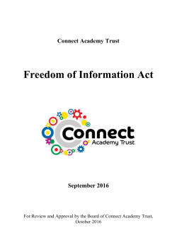 Freedom of Information Act 2016-2017