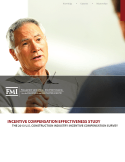 incentive compensation effectiveness study