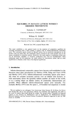 Equilibria in Banach Lattices without Ordered Preferences