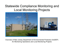 NJDEP Bureau of Air Monitoring