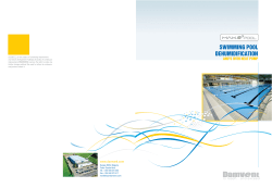 swimming pool dehumidification