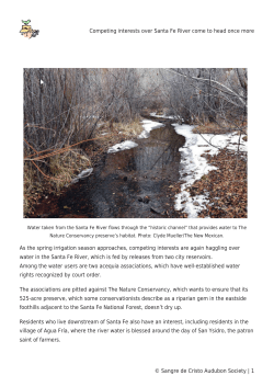 Competing interests over Santa Fe River come to head once more