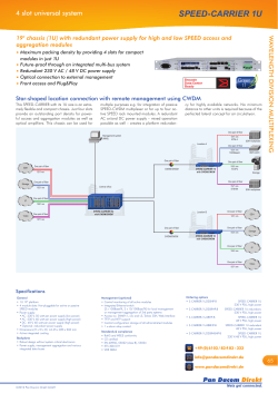 speed-carrier 1u - The Kenton Group