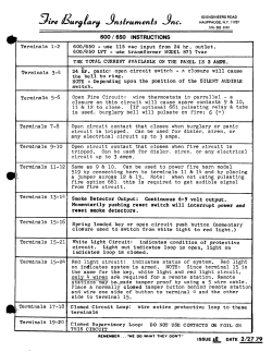 Model 600/650 Instructions