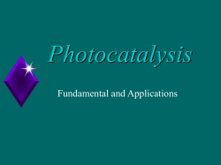 Sonochemical Method for the Preparation of Catalytic Materials