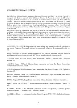 collezione adriana camani