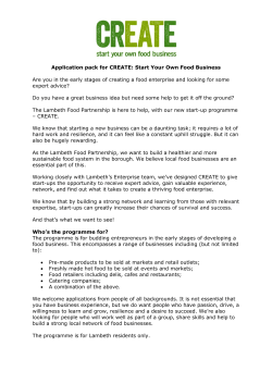 Application pack for CREATE