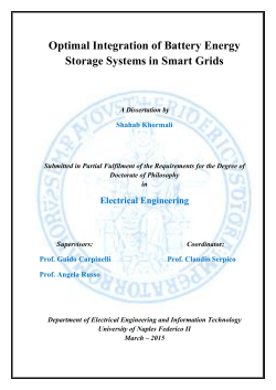 Optimal Integration of Battery Energy Storage Systems in