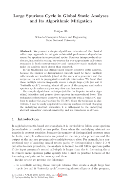 Large Spurious Cycle in Global Static Analyses and Its