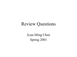 Review Questions