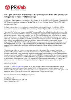 Act-Light Announces availability of its dynamic photo