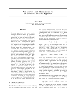 Non-Convex Rank Minimization via an Empirical Bayesian Approach