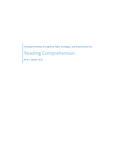 Reading Comprehension