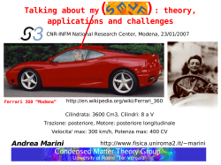 Talking about my( ): theory, applications and challenges