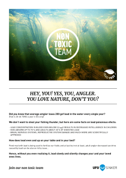 hey, you! yes, you, angler. you love nature, don`t you?