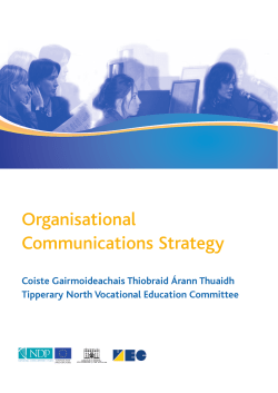 ETB Communications Strategy