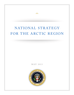 National Strategy for the Arctic Region