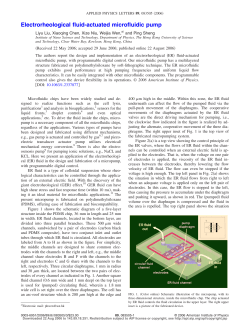 Electrorheological fluid-actuated microfluidic pump