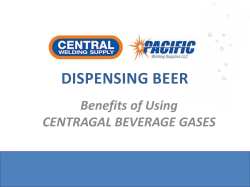 dispensing beer - Central Welding Supply