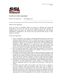 Carrier to Carrier Agreement