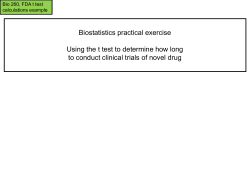 profit = -$1M Continue? Clinical trial of ABT007